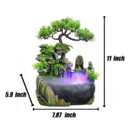 Zen Forest Water Fountain Incense waterfall