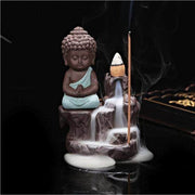 meditating monk waterfall incense burner Incense Waterfall
