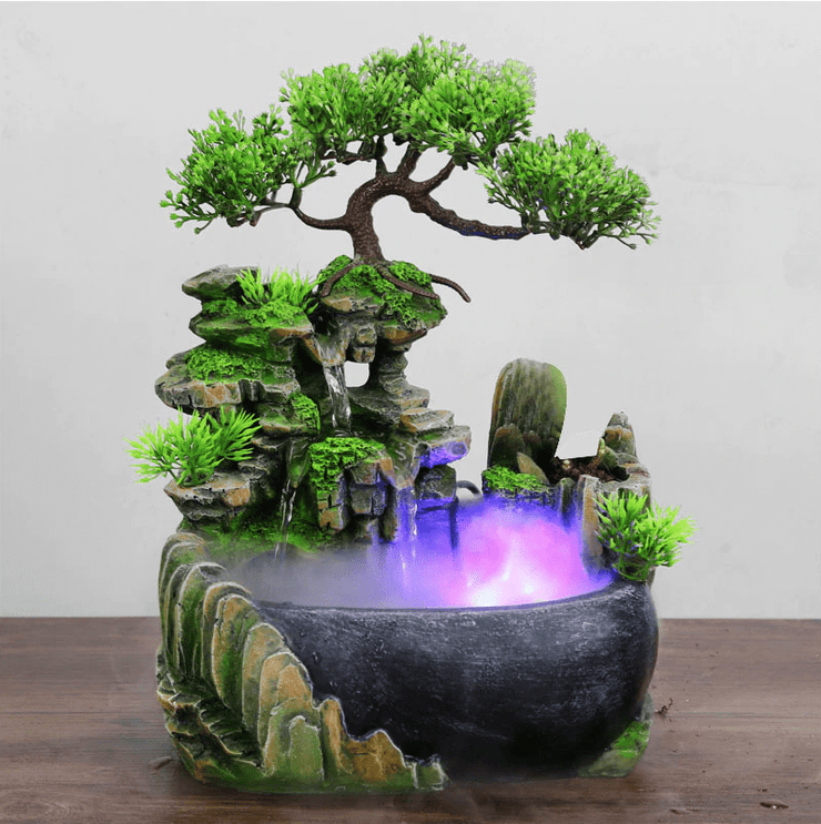 Zen Forest Water Fountain Incense waterfall